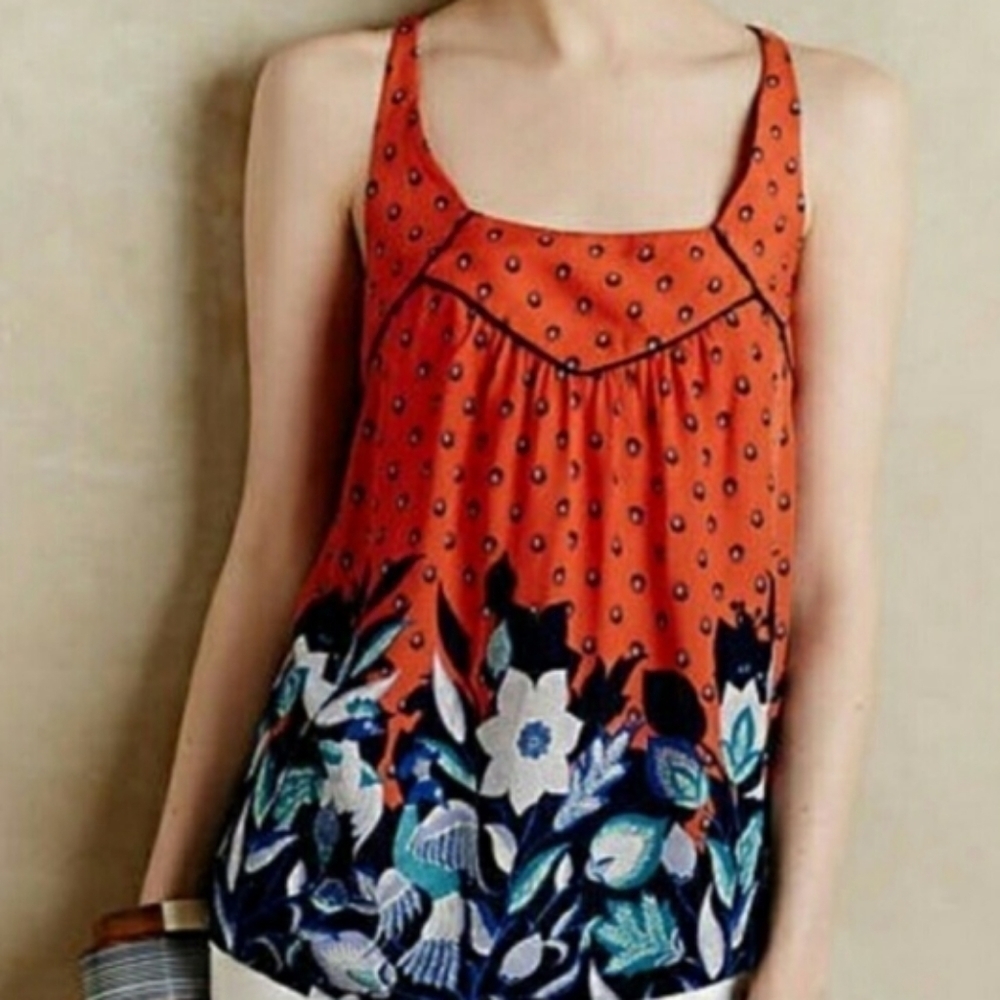 Maeve Anthro‎ Mazie Peacock Tank